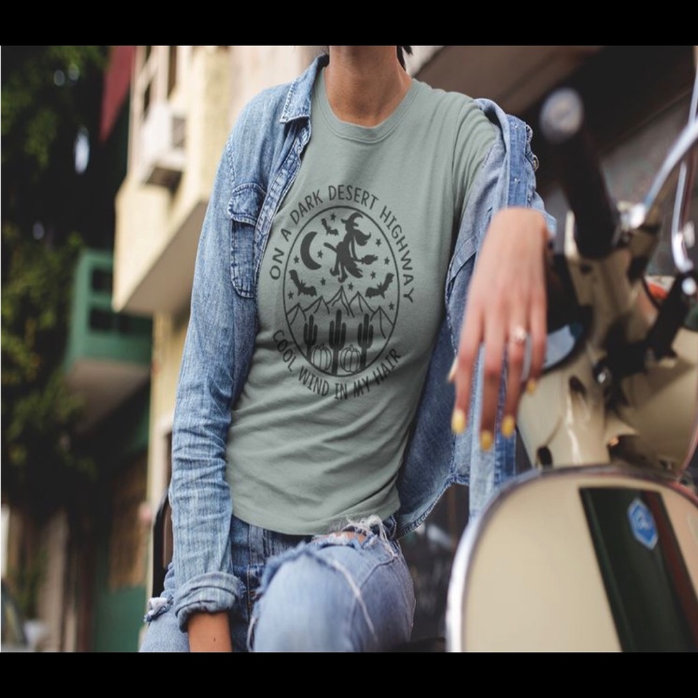 Dark Desert Witch Graphic T-shirt
